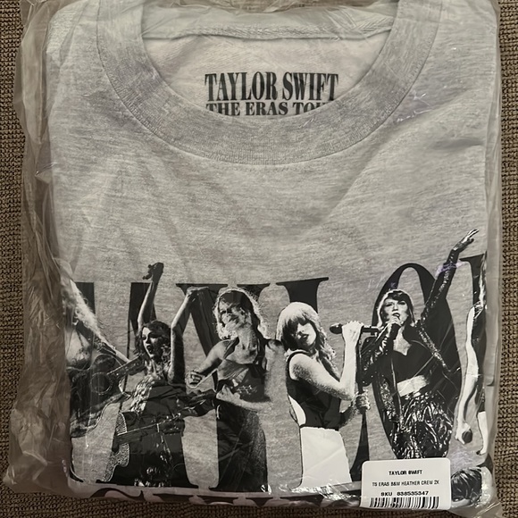 Taylor Swift The Eras Tour Gray Crewneck - Picture 2 of 2